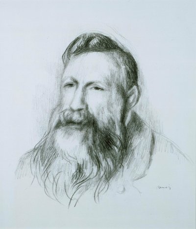 Portrait de Rodin - Pierre Auguste Renoir